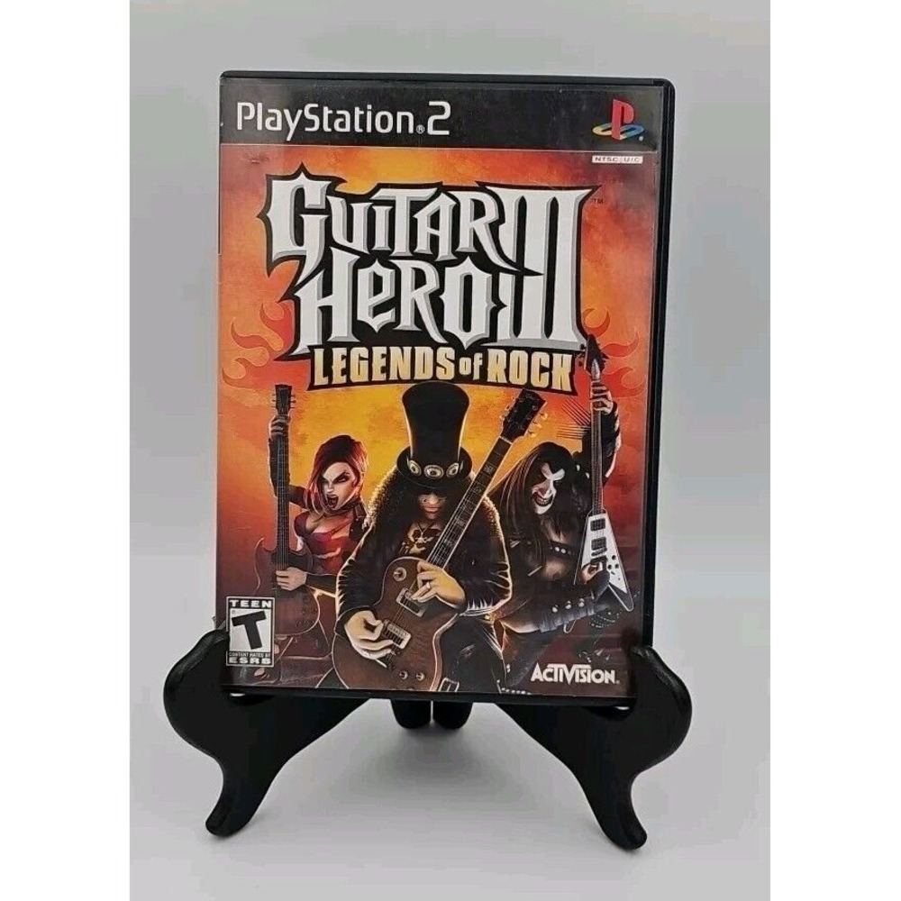 Guitar Hero 3 Legends of Rock PS2‎ PlayStation 2: No Manual